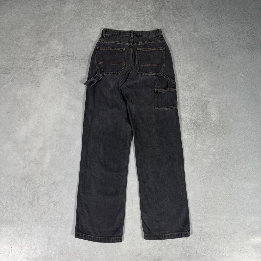 Cotton On Carpenter Jean Relaxed Straight Denim Black Womens - Size: 26x32 - Picture 9 of 11